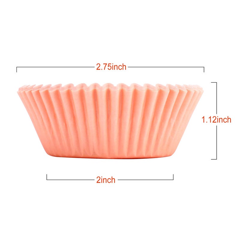 Hadoife 600 pcs Rainbow Standard Paper Cupcake Liners - Versatile Baking Cups for Muffins and Cupcakes, Ideal for Pans. Perfect for Events, Easy Cleanup, Brighten Your Baked Goods with Vibrant Colors - Image 2